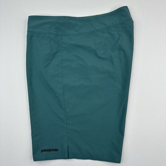 Patagonia Men's Teal Resortwear Swim Trunk Boardshort W35.25/L9 - Picture 2 of 16